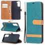 Samsung Galaxy S21 Plus Handy H�lle Schutz-Tasche Case Cover Kartenfach Etuis Gr�n