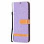 Samsung Galaxy S21 Plus Handy H�lle Schutz-Tasche Case Cover Kartenfach Etuis Violett