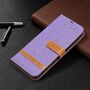 Samsung Galaxy S21 Plus Handy H�lle Schutz-Tasche Case Cover Kartenfach Etuis Violett