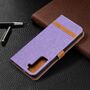 Samsung Galaxy S21 Plus Handy H�lle Schutz-Tasche Case Cover Kartenfach Etuis Violett