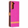 Samsung Galaxy S21 Plus Handy H�lle Schutz-Tasche Case Cover Kartenfach Etuis Pink
