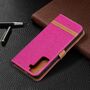 Samsung Galaxy S21 Plus Handy H�lle Schutz-Tasche Case Cover Kartenfach Etuis Pink