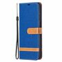 Samsung Galaxy S21 Ultra Handy H�lle Schutz-Tasche Case Cover Kartenfach Etuis Blau