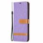 Samsung Galaxy S21 Ultra Handy H�lle Schutz-Tasche Case Cover Kartenfach Etuis Violett