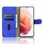 Samsung Galaxy S21 Plus Tasche Handy H�lle Schutz-Cover Flip-Case mit Kartenfach Blau