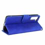 Samsung Galaxy S21 Plus Tasche Handy H�lle Schutz-Cover Flip-Case mit Kartenfach Blau