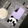 Samsung Galaxy S21 Handyh�lle Ultra D�nn Schutzcase Cover Panda B�r Transparent