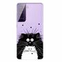 Samsung Galaxy S21 Handyh�lle Ultra D�nn Schutzcase Cover Katze Transparent