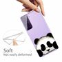 Samsung Galaxy S21 Plus Handyh�lle Ultra D�nn Schutzcase Cover Panda B�r Transparent