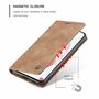 Handy H�lle Schutz Tasche f�r Samsung Galaxy S21 Cover Wallet Etui Braun