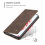 Handy H�lle Schutz Tasche f�r Samsung Galaxy S21 Cover Wallet Etui Braun