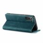 Handy H�lle Schutz Tasche f�r Samsung Galaxy S21 Plus Cover Wallet Etui Blau