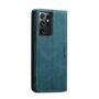 Handy H�lle Schutz Tasche f�r Samsung Galaxy S21 Ultra Cover Wallet Etui Blau