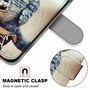 Samsung Galaxy S21 Plus Tasche Handy H�lle Schutz-Cover Flip-Case mit Kartenfach Katze