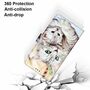 Samsung Galaxy S21 Plus Tasche Handy H�lle Schutz-Cover Flip-Case mit Kartenfach Katzen