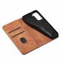 Handy H�lle Schutz Tasche f�r Samsung Galaxy S21 Plus Cover Wallet Etui Braun