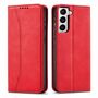 Handy H�lle Schutz Tasche f�r Samsung Galaxy S21 Cover Wallet Etui Rot