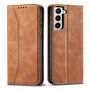 Handy H�lle Schutz Tasche f�r Samsung Galaxy S21 Ultra Cover Wallet Etui Braun