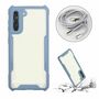 Handykette f�r Samsung Galaxy S21 Plus - Smartphone Necklace H�lle mit Band - Schnur mit Case zum umh�ngen in Blau