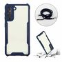 Handykette f�r Samsung Galaxy S21 Plus - Smartphone Necklace H�lle mit Band - Schnur mit Case zum umh�ngen in Blau