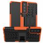 Samsung Galaxy S21 Plus H�lle Handy Tasche Handyh�lle Back Cover Case Orange