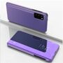 Samsung Galaxy S21 Ultra Handyh�lle Schutztasche 360 Grad Mirror Cover Violett