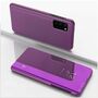 Samsung Galaxy S21 Ultra Handyh�lle Schutztasche 360 Grad Mirror Cover Violett