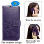 Samsung Galaxy S21 Plus Handy H�lle Schutz-Tasche Cover Flip-Case Kartenfach Violett