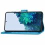 Samsung Galaxy S21 Plus Handy H�lle Schutz-Tasche Cover Flip-Case Kartenfach Blau
