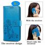 Samsung Galaxy S21 Plus Handy H�lle Schutz-Tasche Cover Flip-Case Kartenfach Blau