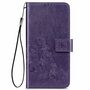 Samsung Galaxy S21 Ultra Handy H�lle Schutz-Tasche Cover Flip-Case Kartenfach Violett