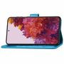 Samsung Galaxy S21 Ultra Handy H�lle Schutz-Tasche Cover Flip-Case Kartenfach Blau