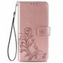 Samsung Galaxy S21 Ultra Handy H�lle Schutz-Tasche Cover Flip-Case Kartenfach Rosa