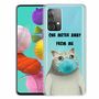 Samsung Galaxy A32 5G Handyhlle Ultra Dnn Schutzcase Cover Katze Transparent