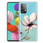 Samsung Galaxy A32 5G Handyh�lle Ultra D�nn Schutzcase Cover Blume Transparent