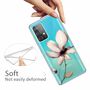 Samsung Galaxy A32 5G Handyh�lle Ultra D�nn Schutzcase Cover Blume Transparent