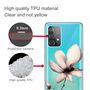 Samsung Galaxy A32 5G Handyh�lle Ultra D�nn Schutzcase Cover Blume Transparent