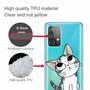 Samsung Galaxy A32 5G Handyh�lle Ultra D�nn Schutzcase Cover Katze Transparent
