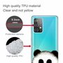 Samsung Galaxy A52 4G / 5G Handyh�lle Ultra D�nn Schutzcase Cover Panda B�r Transparent