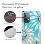 Samsung Galaxy A52 4G / 5G Handyh�lle Ultra D�nn Schutzcase Cover Blumen Transparent