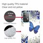 Samsung Galaxy A72 5G Handyh�lle Ultra D�nn Schutzcase Cover Schmetterling Transparent