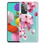 Samsung Galaxy A72 5G Handyh�lle Ultra D�nn Schutzcase Cover Blumen Transparent
