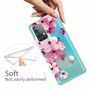 Samsung Galaxy A72 5G Handyh�lle Ultra D�nn Schutzcase Cover Blumen Transparent