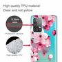 Samsung Galaxy A72 5G Handyh�lle Ultra D�nn Schutzcase Cover Blumen Transparent