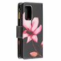 Samsung Galaxy A52 4G / 5G Tasche Handy H�lle Schutz-Cover Flip-Case mit Kartenfach Blume