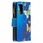 Samsung Galaxy A52 4G / 5G Tasche Handy H�lle Schutz-Cover Flip-Case mit Kartenfach Schmetterling