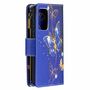 Samsung Galaxy A52 4G / 5G Tasche Handy H�lle Schutz-Cover Flip-Case mit Kartenfach Schmetterling