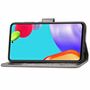 Samsung Galaxy A52 4G / 5G Handy H�lle Schutz-Tasche Cover Flip-Case Kartenfach Grau