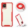 Handykette f�r Samsung Galaxy A72 5G - Smartphone Necklace H�lle mit Band - Schnur mit Case zum umh�ngen in Rot