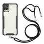 Handykette f�r Samsung Galaxy A72 5G - Smartphone Necklace H�lle mit Band - Schnur mit Case zum umh�ngen in Schwarz